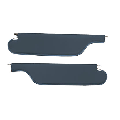 66-67 GTO/LEMANS HARDTOP SUNVISORS (FINE DIAMOND PERFORARTED) - DARK BLUE