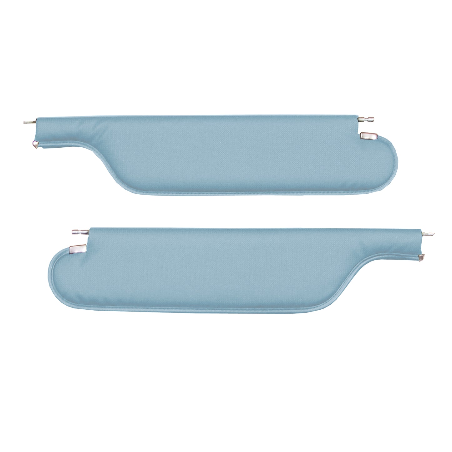 66-67 TEMPEST HARDTOP SUNVISORS (BASKETWEAVE) - POWDER BLUE