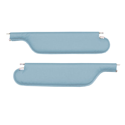 66-67 TEMPEST HARDTOP SUNVISORS (BASKETWEAVE) - POWDER BLUE