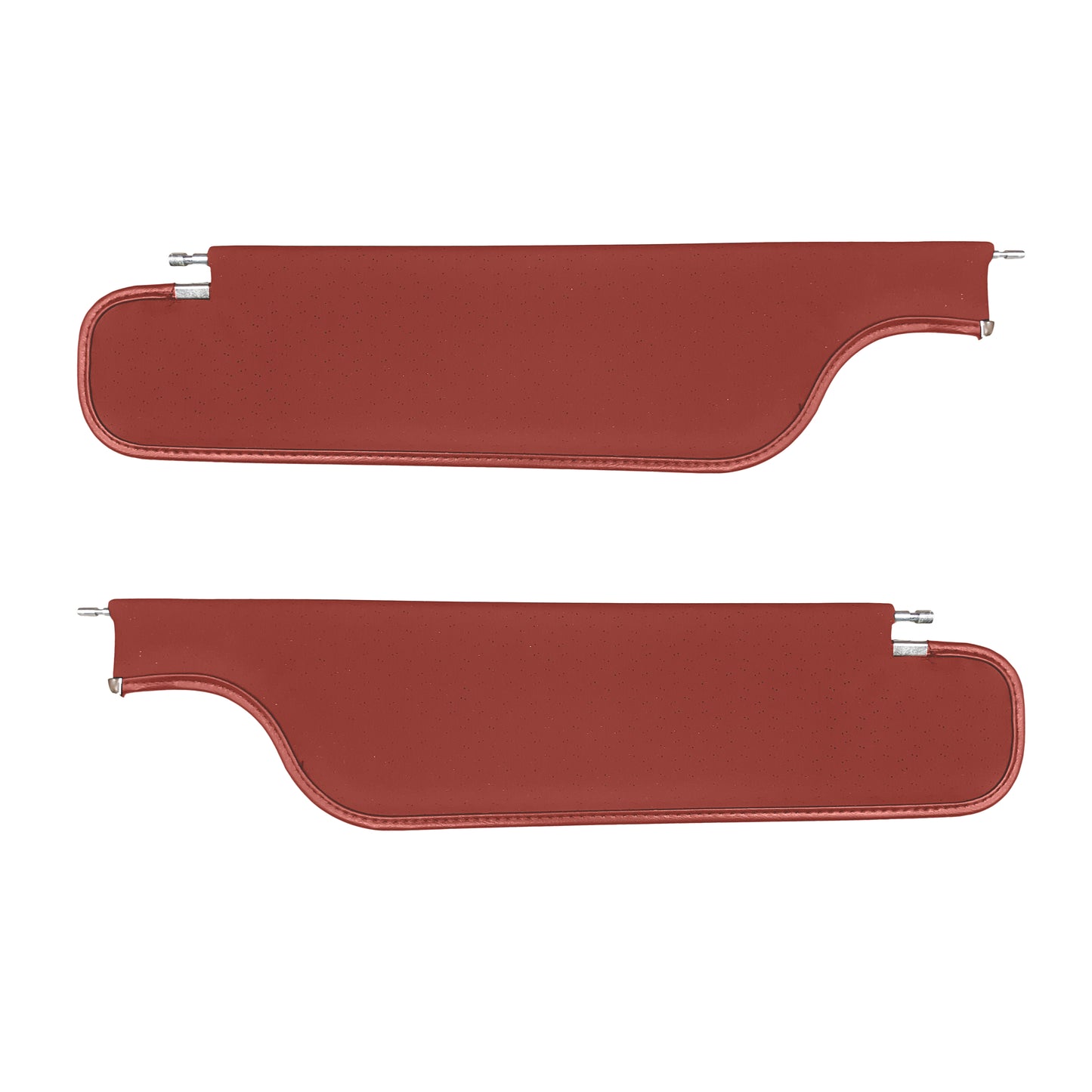 67 FIREBIRD "DELUXE" HARDTOP SUNVISORS (WEYMOUTH PERFORATED) - RED