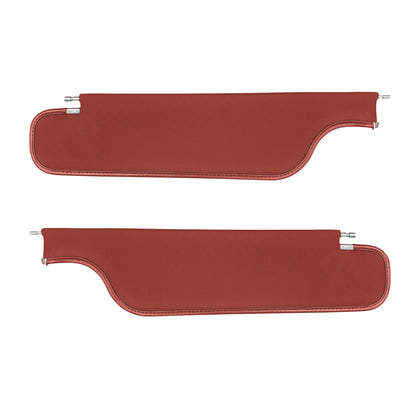 67 FIREBIRD "DELUXE" HARDTOP SUNVISORS (WEYMOUTH PERFORATED) - RED