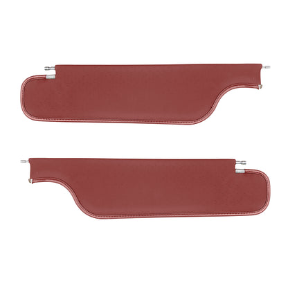 67 FIREBIRD "DELUXE" HARDTOP SUNVISORS (FINE DIAMOND PERFORATED) - RED