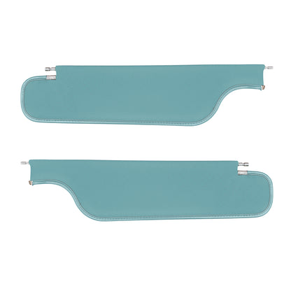 67 FIREBIRD "DELUXE" HARDTOP SUNVISORS (FINE DIAMOND PERFORATED) - TURQUOISE