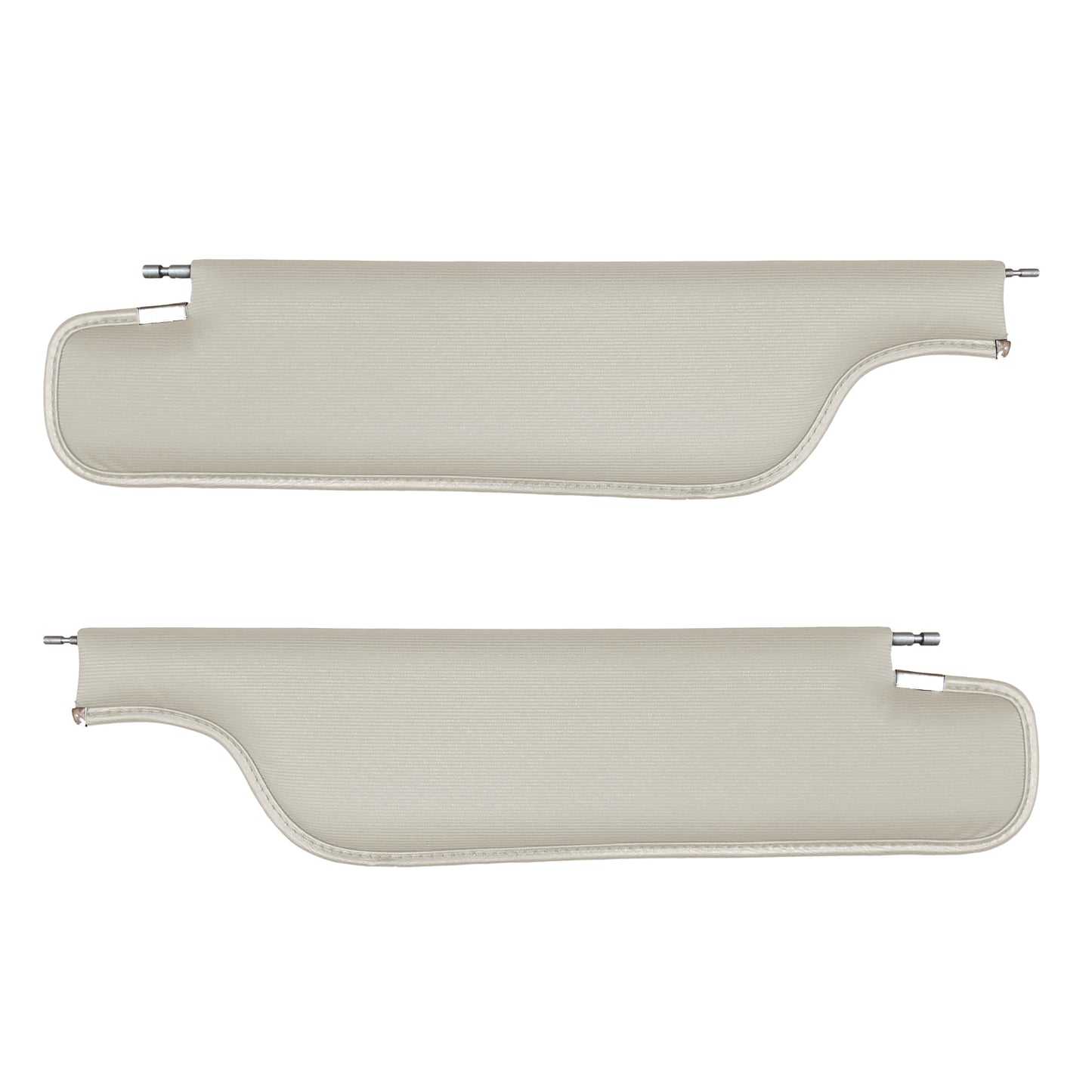 68 FIREBIRD "STANDARD" HARDTOP SUNVISORS (RIBBED)- WHITE
