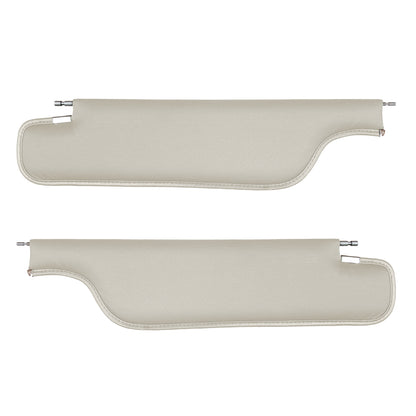 68 FIREBIRD "STANDARD" HARDTOP SUNVISORS (RIBBED)- WHITE