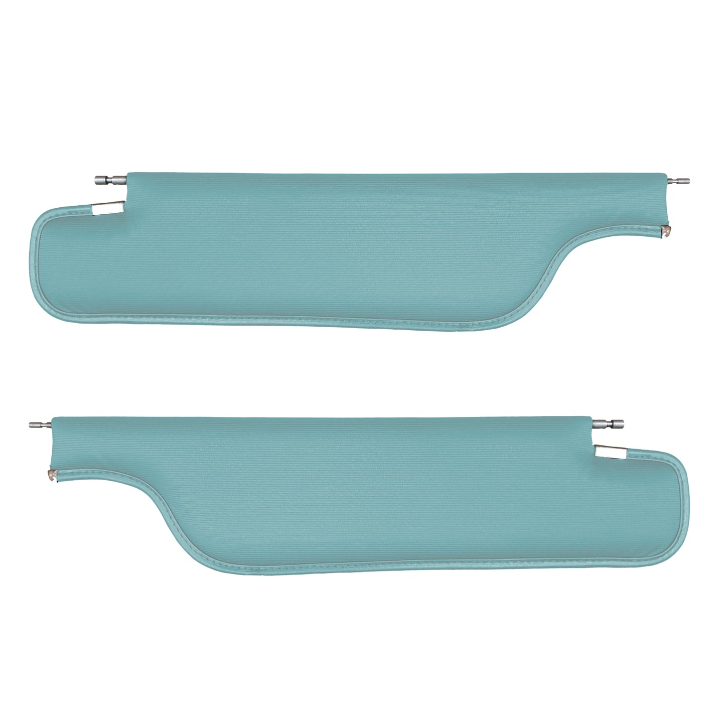 68 FIREBIRD "DELUXE" HARDTOP SUNVISORS (FINE DIAMOND PERFORATED) - TURQUOISE