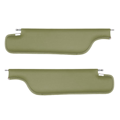 68 FIREBIRD "STANDARD" HARDTOP SUNVISORS (RIBBED)- WILLOW GOLD