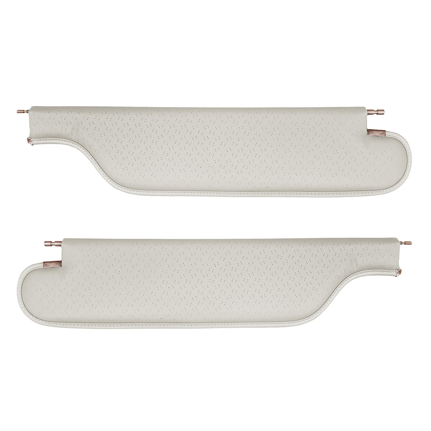 68 GTO/LEMANS HARDTOP SUNVISORS (FINE DIAMOND PERFORATED) - WHITE