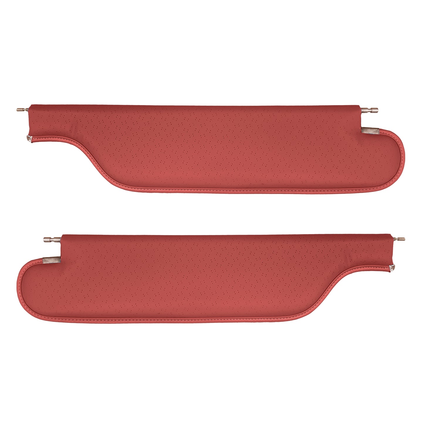 68 GTO/LEMANS HARDTOP SUNVISORS (FINE DIAMOND PERFORATED) - RED