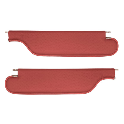 68 GTO/LEMANS HARDTOP SUNVISORS (FINE DIAMOND PERFORATED) - RED