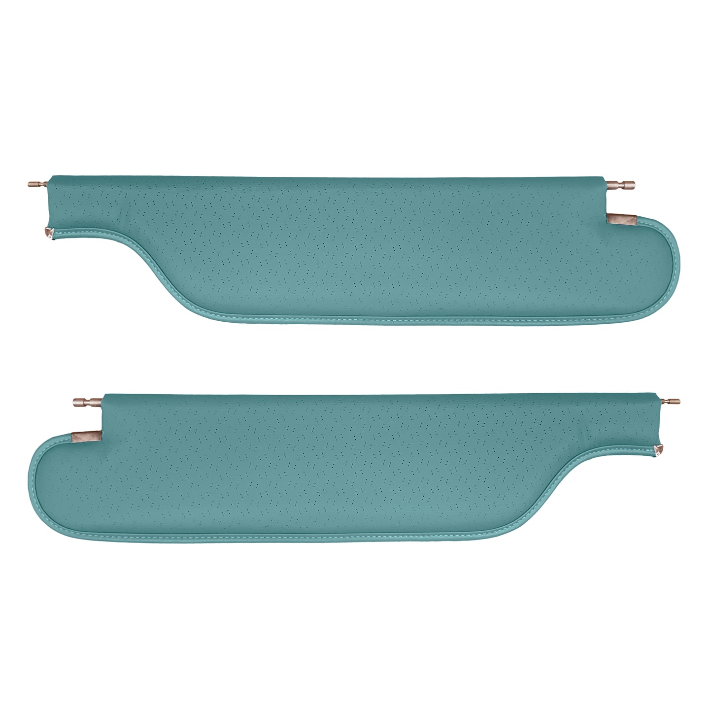 68 GTO/LEMANS HARDTOP SUNVISORS (FINE DIAMOND PERFORATED) - TURQUOISE