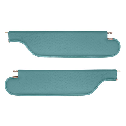 68 GTO/LEMANS HARDTOP SUNVISORS (FINE DIAMOND PERFORATED) - TURQUOISE