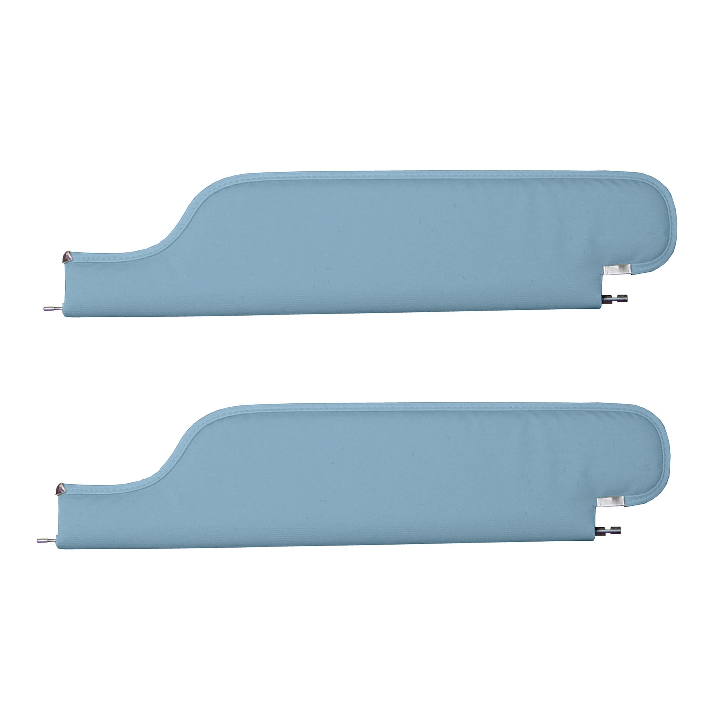 68 CHEVELLE/EL CAMINO HARDTOP SUNVISORS (RIBBED) - LIGHT BLUE
