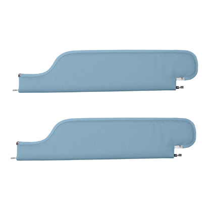 68 CHEVELLE/EL CAMINO HARDTOP SUNVISORS (RIBBED) - LIGHT BLUE