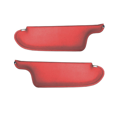 69 BARRACUDA CONVERTIBLE SUNVISORS - RED