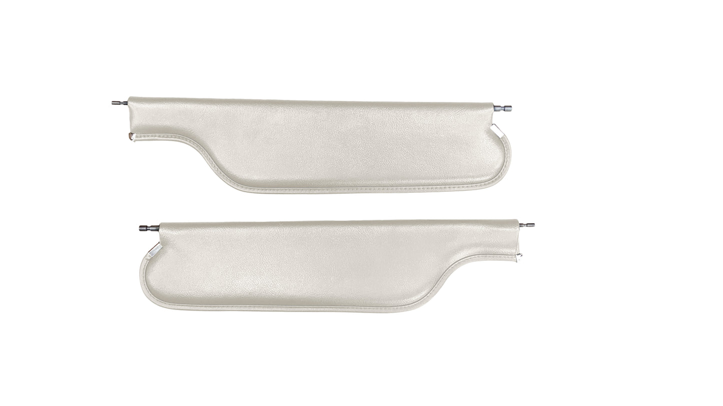 69 CAMARO CONVERTIBLE SUNVISORS - FROST WHITE