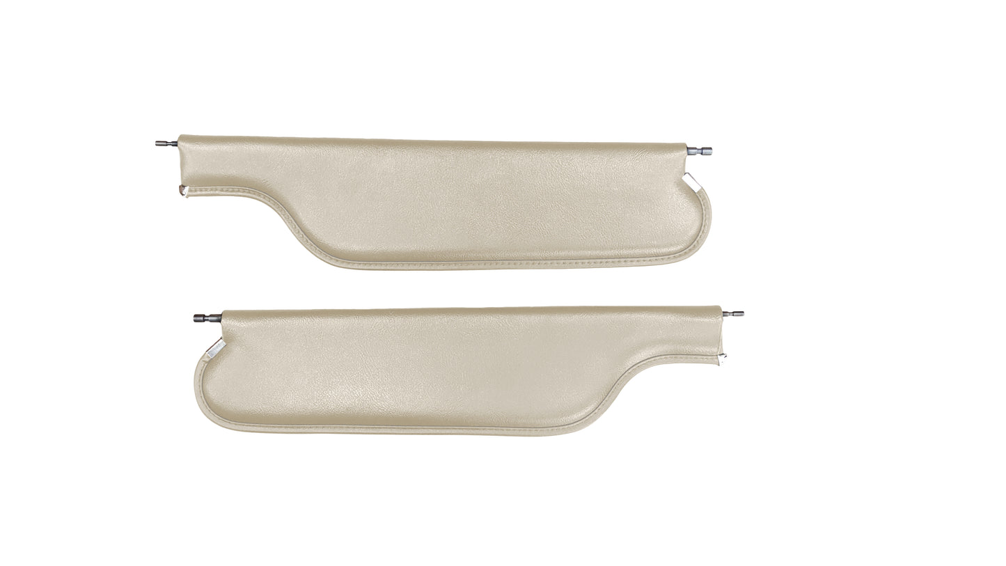 69 FIREBIRD CONVERTIBLE SUNVISORS - PARCHMENT