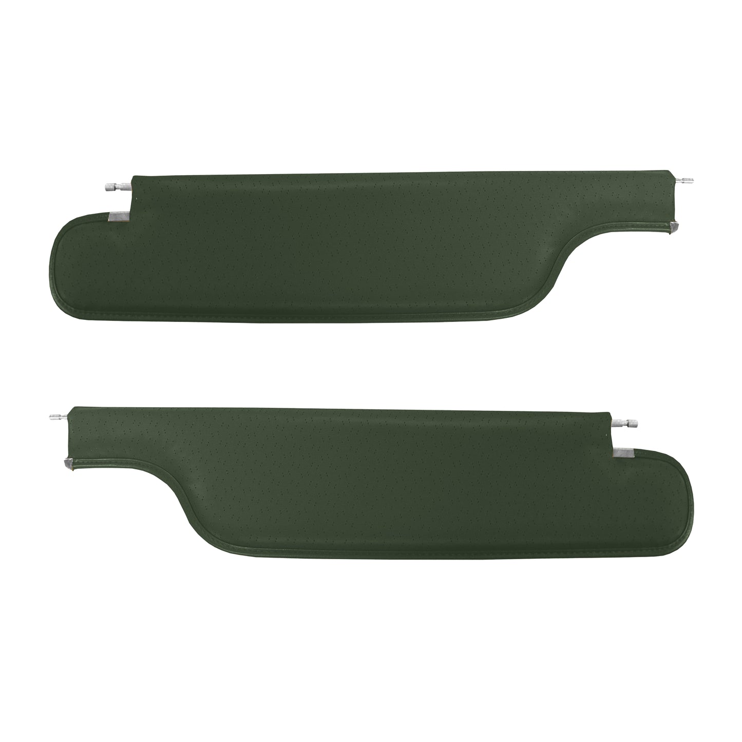 69 GTO/LEMANS HARDTOP SUNVISORS (WEYMOUTH PERFORATED) - GREEN