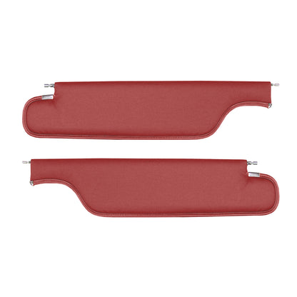 69 CHEVELLE HARDTOP SUNVISORS (RIBBED) - RED