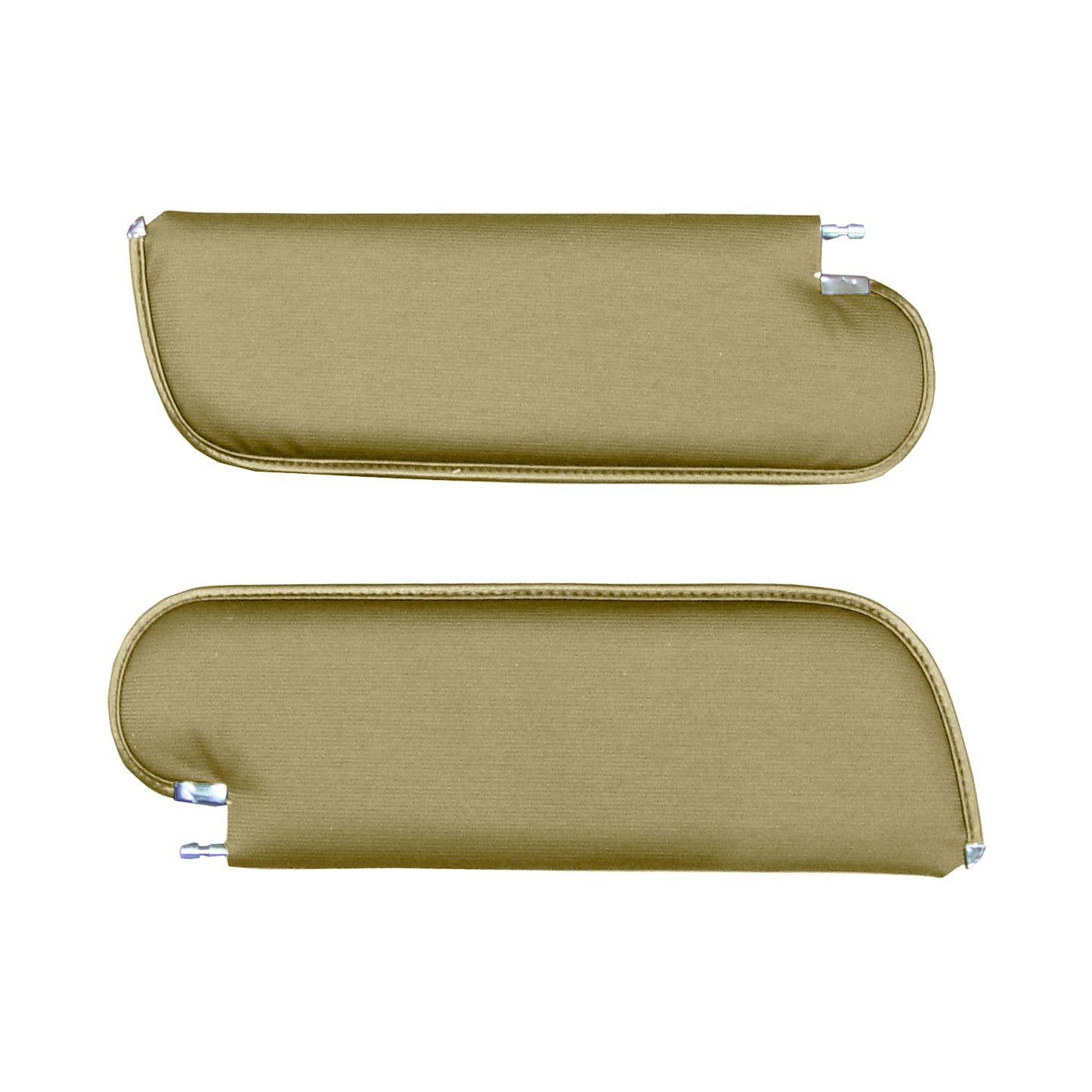 69 SKYLARK/GS SPORT COUPE SUNVISORS (RIBBED) - SANDALWOOD