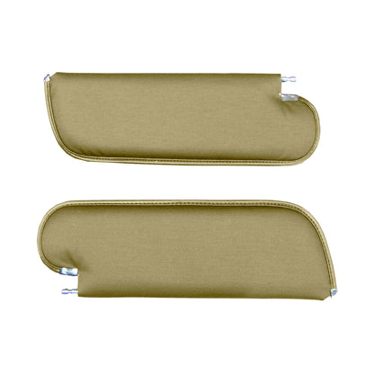 69 SKYLARK/GS SPORT COUPE SUNVISORS (RIBBED) - SANDALWOOD
