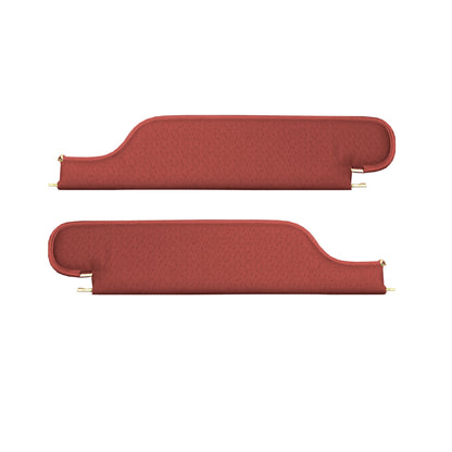 70 GTO/LEMANS SPORT HARDTOP SUNVISORS (WEYMOUTH PERFORATED) - RED