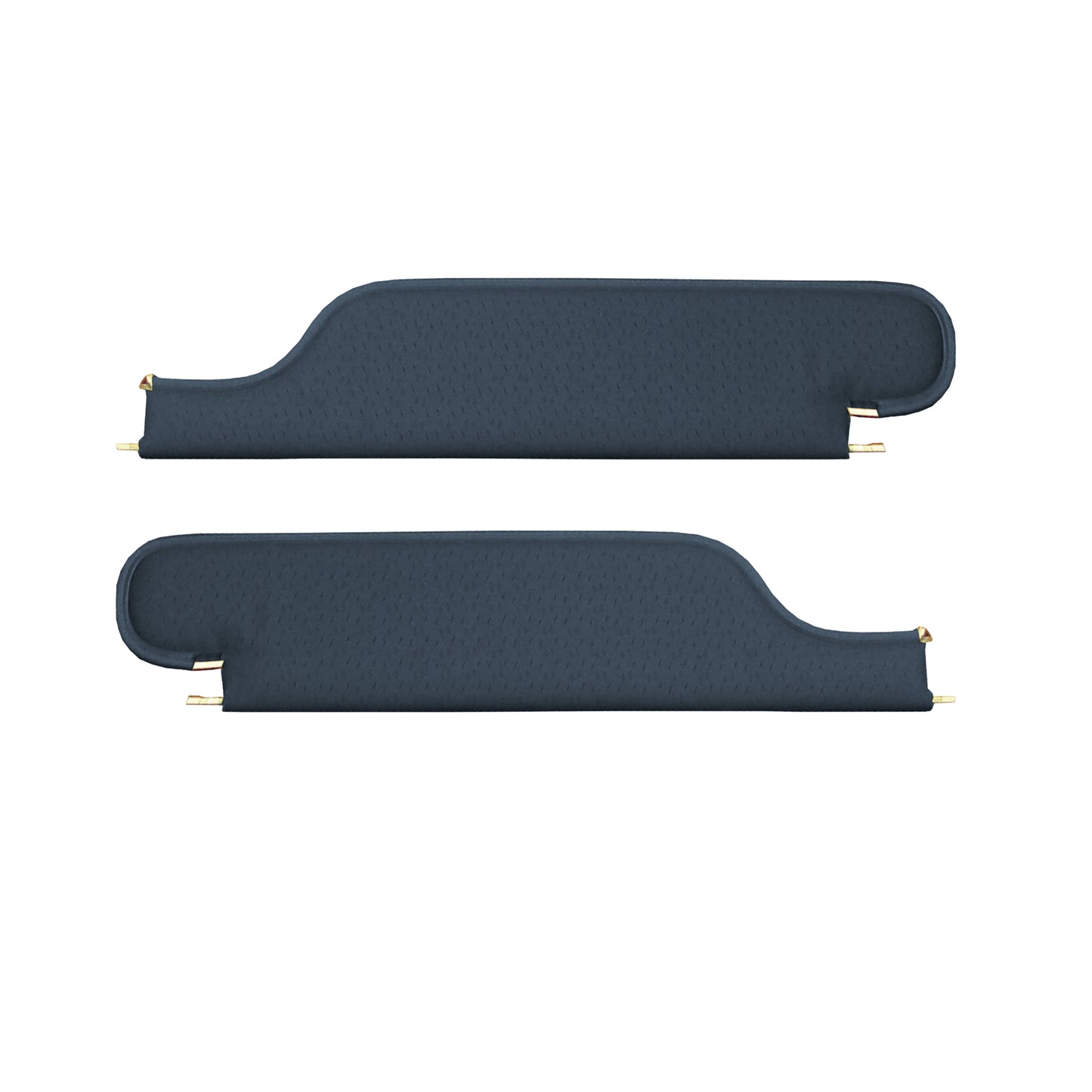 70 GTO/LEMANS SPORT HARDTOP SUNVISORS (WEYMOUTH PERFORATED) - DARK BLUE