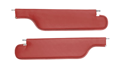 70 CHEVELLE HARDTOP SUNVISORS (WEYMOUTH PERFORATED) - RED