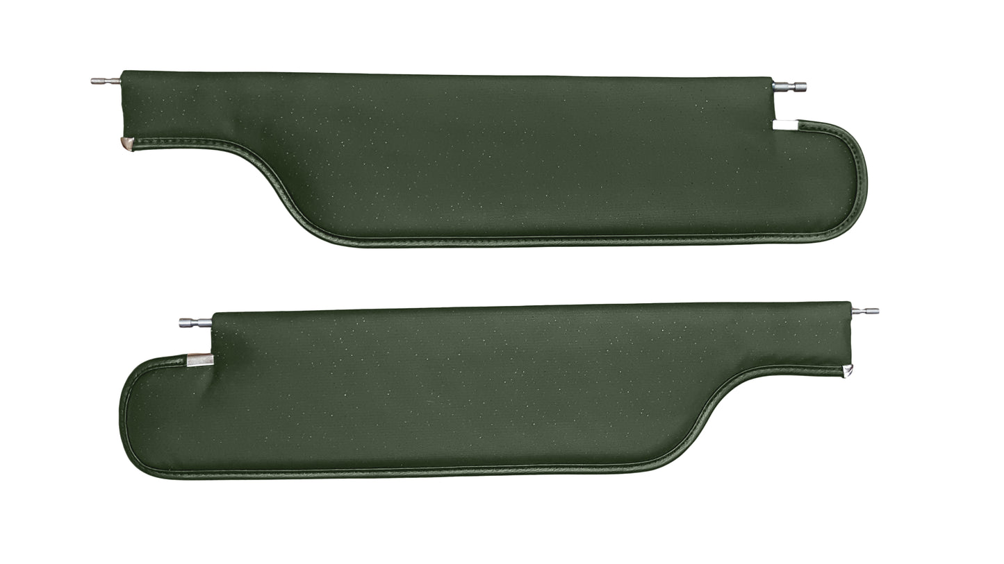 70 CHEVELLE HARDTOP SUNVISORS (WEYMOUTH PERFORATED) - GREEN