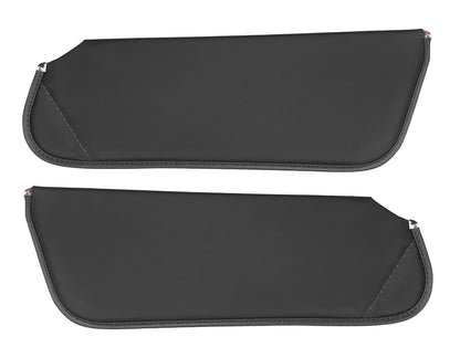 71-72 FIREBIRD "DELUXE" SUNVISORS (WEYMOUTH PERFORATED) - BLACK