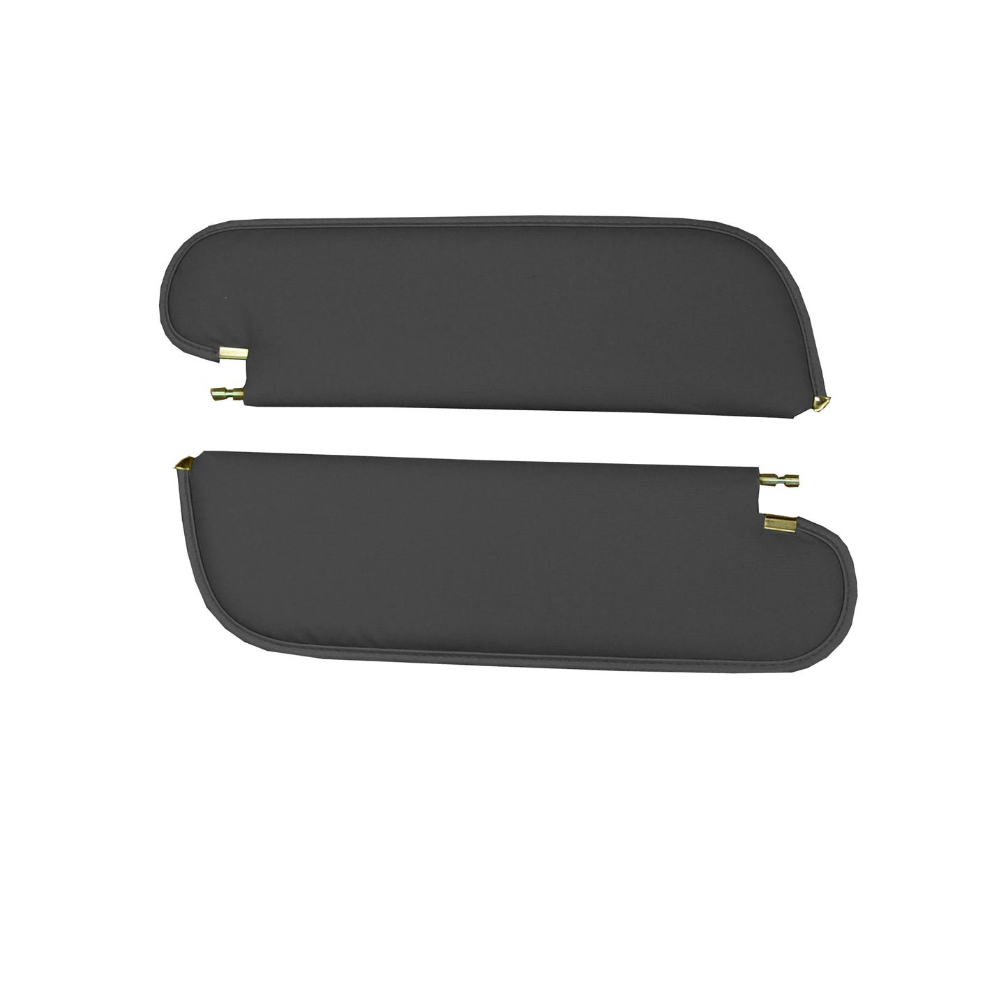 71-72 TEMPEST/T-37/LEMANS & 72 GTO/LEMANS SPORT HARDTOP SUNVISORS (WEYMOUTH) - BLACK