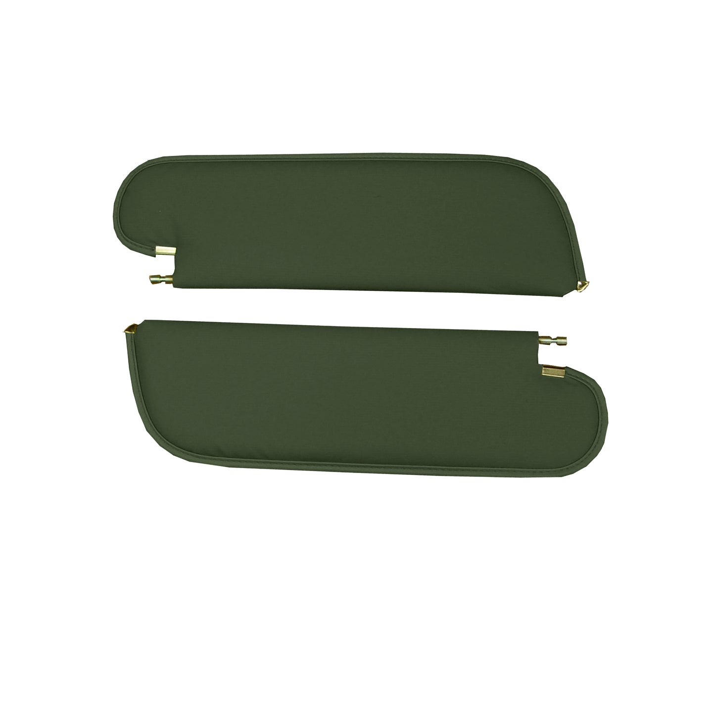 71-72 TEMPEST/T-37/LEMANS & 72 GTO/LEMANS SPORT HARDTOP SUNVISORS (WEYMOUTH) - GREEN