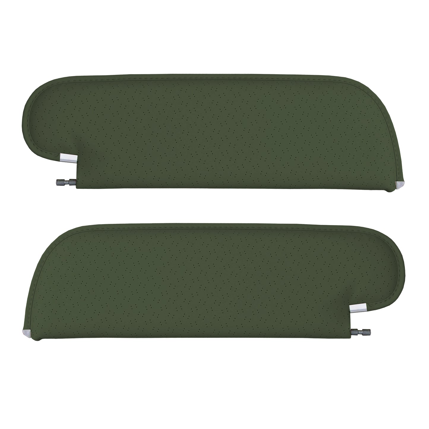 71 GTO/LEMANS SPORT HARDTOP SUNVISORS (WEYMOUTH PERFORATED) - GREEN