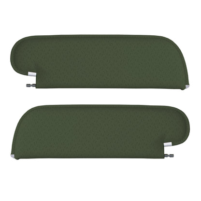 71 GTO/LEMANS SPORT HARDTOP SUNVISORS (WEYMOUTH PERFORATED) - GREEN