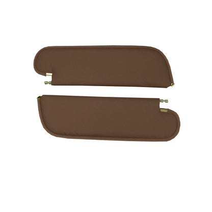 71-72 TEMPEST/T-37/LEMANS & 72 GTO/LEMANS SPORT HARDTOP SUNVISORS (WEYMOUTH) - BROWN