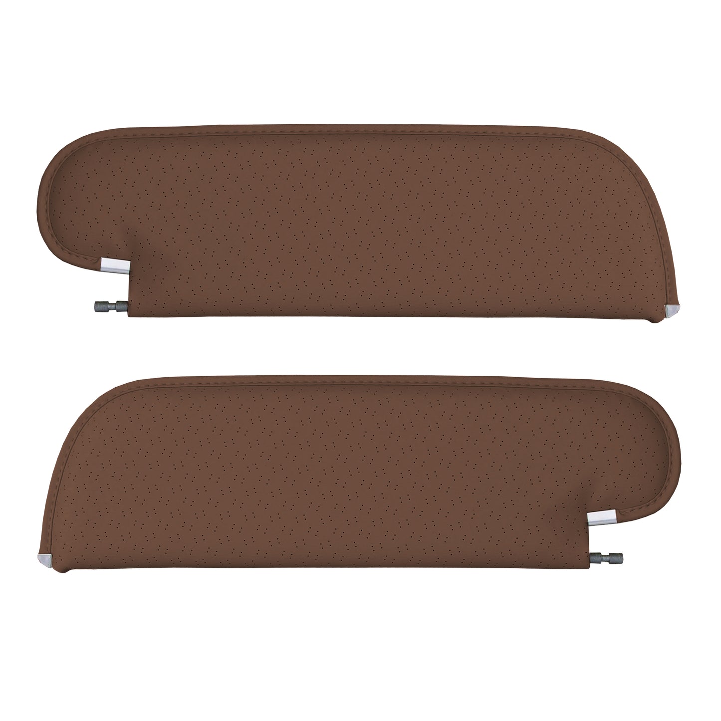 71 GTO/LEMANS SPORT HARDTOP SUNVISORS (WEYMOUTH PERFORATED) - BROWN