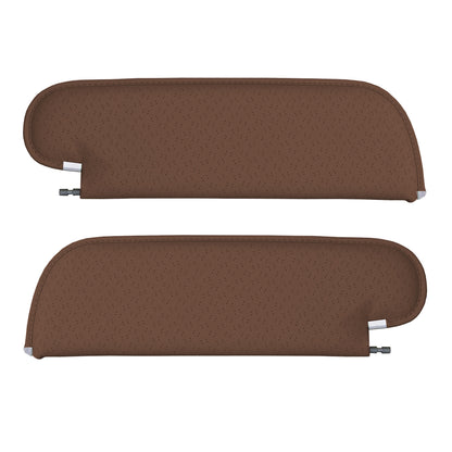 71 GTO/LEMANS SPORT HARDTOP SUNVISORS (WEYMOUTH PERFORATED) - BROWN
