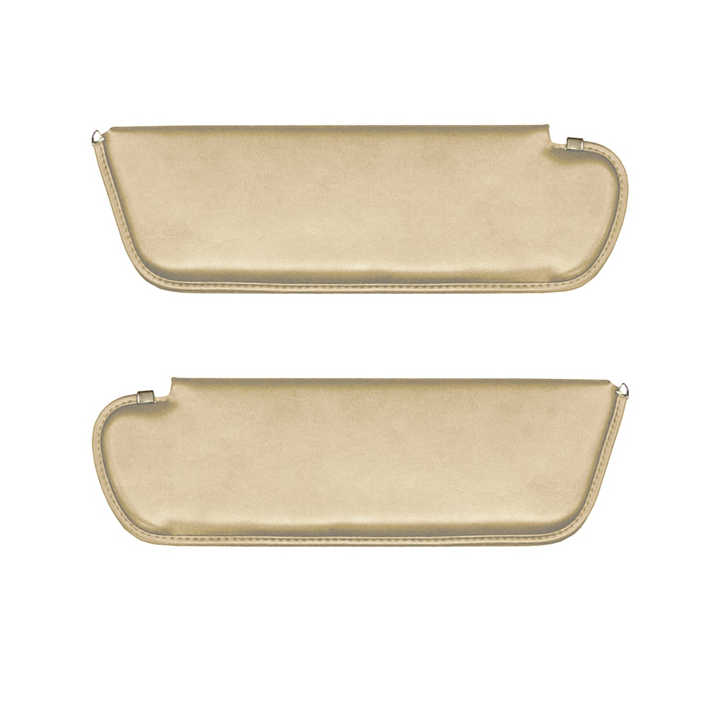 74-76 DUSTER/DART SPORT SUNVISORS - LSRM PARCHMENT