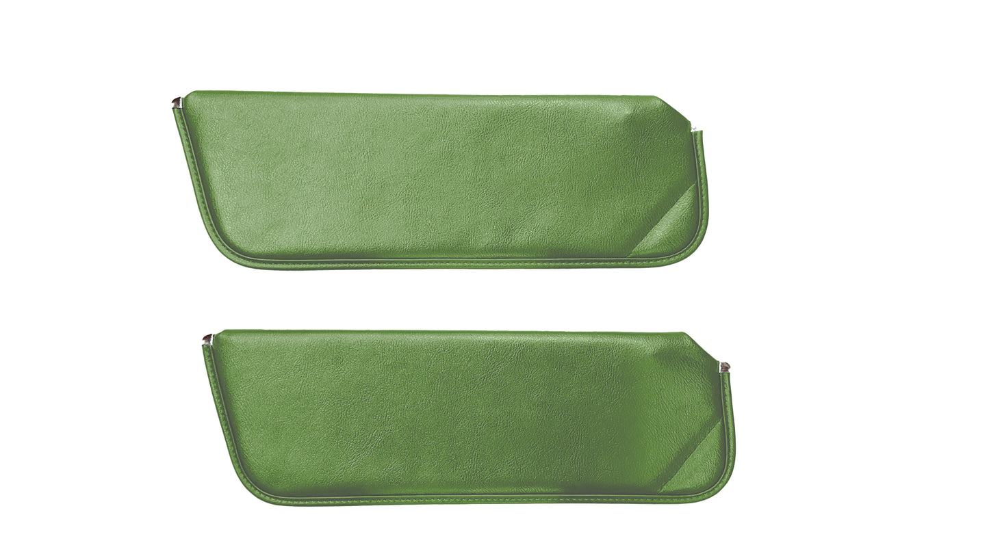 74 CAMARO SUNVISORS - SRM LIGHT GREEN