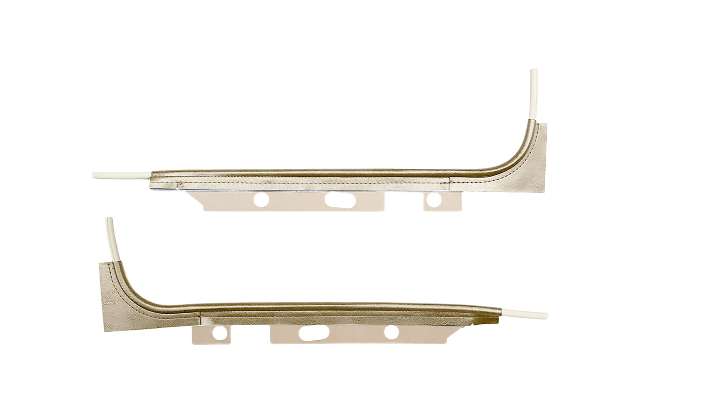 69 GM A-BODY CONVERTIBLE DOOR JAMB WINDLACE - PARCHMENT