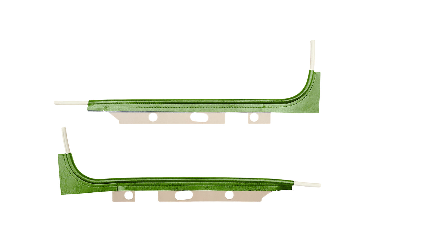 69 GM A-BODY HTP/CONV. DOOR JAMB WINDLACE - SRM GREEN