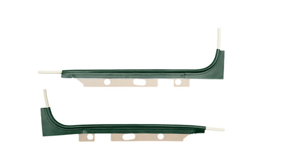 69 GM A-BODY HTP/CONV. DOOR JAMB WINDLACE - DARK GREEN