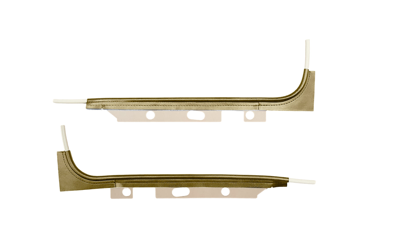 68 GM A-BODY HTP/CONV. DOOR JAMB WINDLACE - BUCKSKIN