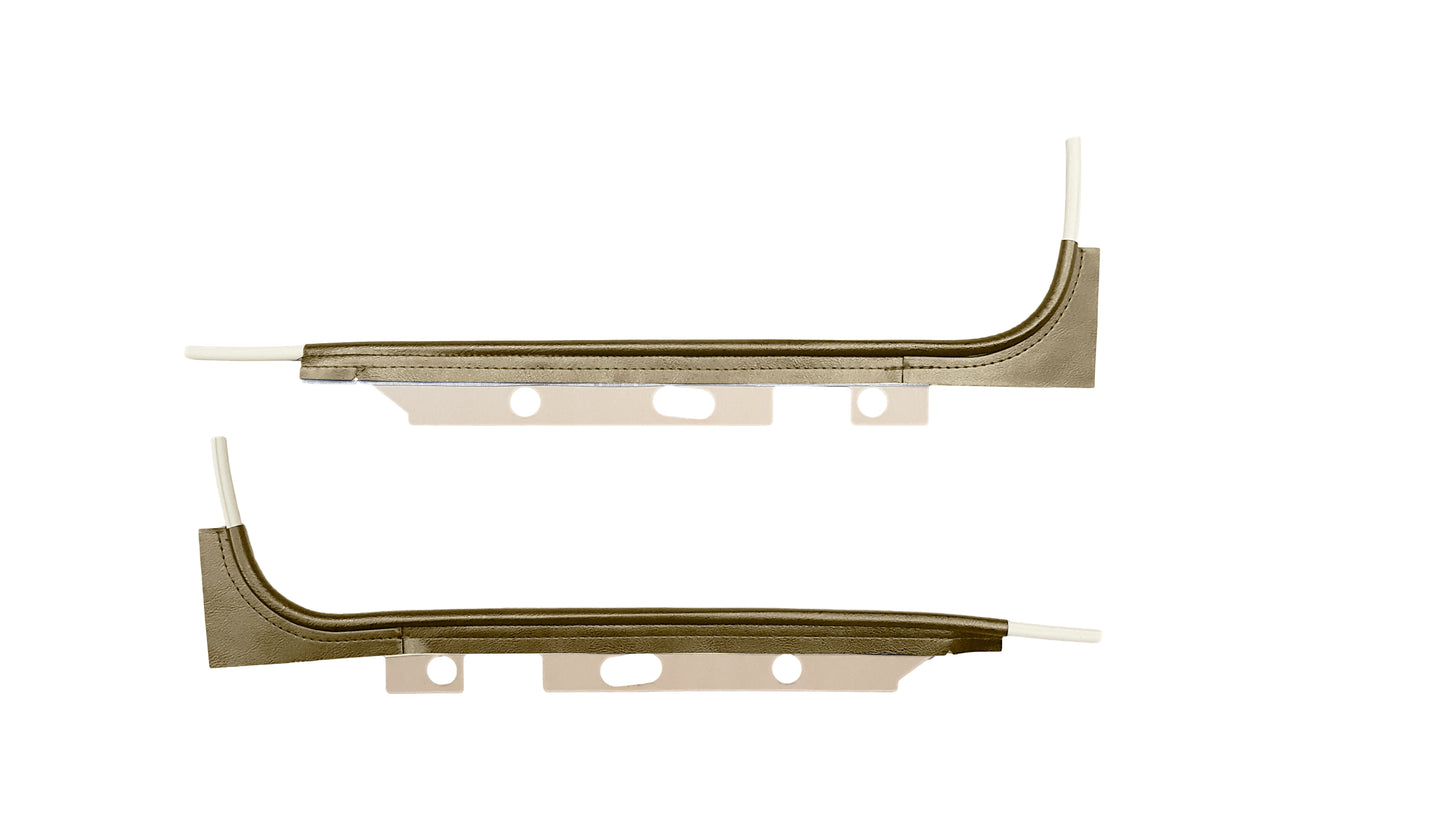 69 GM A-BODY HTP/CONV. DOOR JAMB WINDLACE - BUCKSKIN