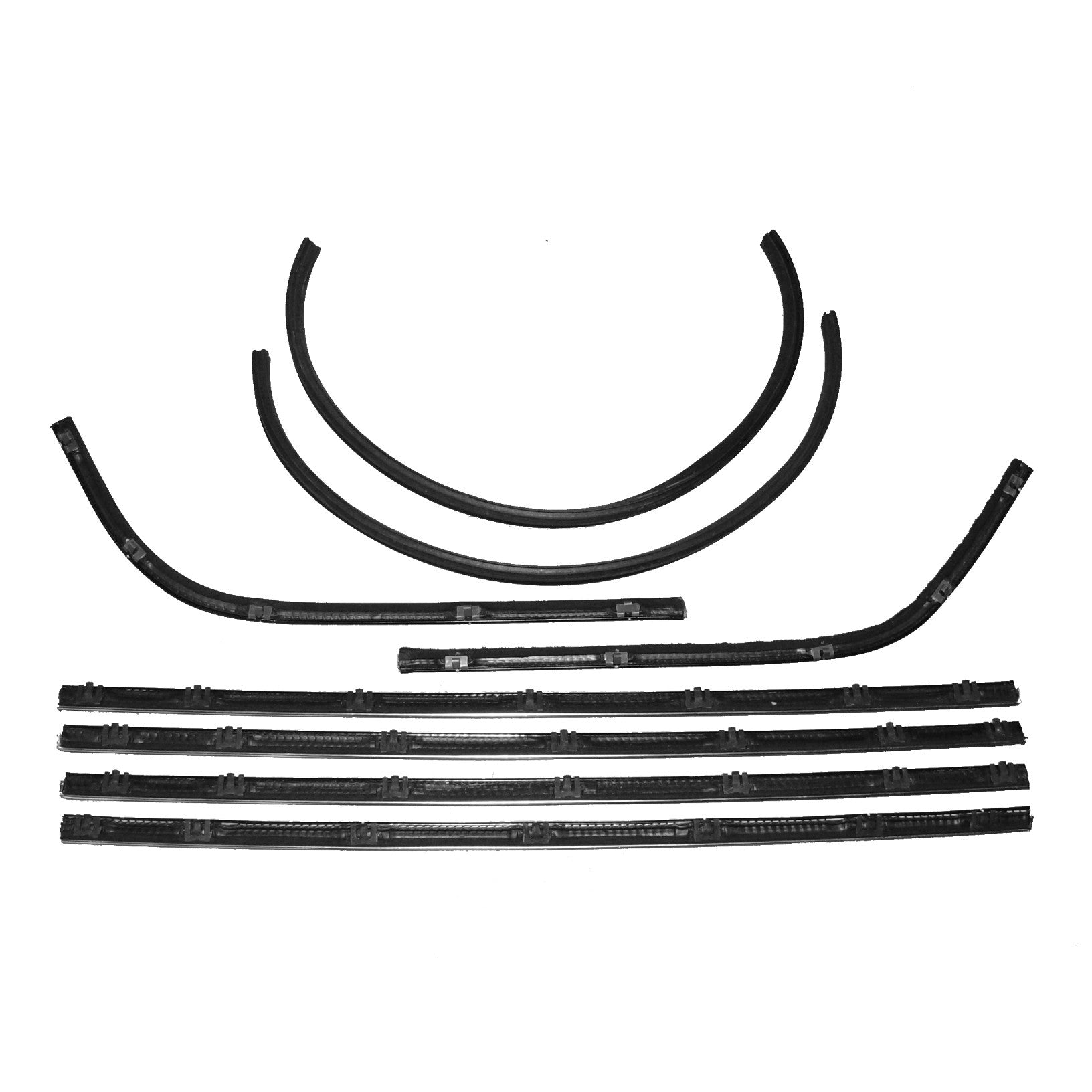 Window Sweep Design 1964-1966 Plymouth Barracuda Fastback 8PC Window Sweep Kit - Legendary ...