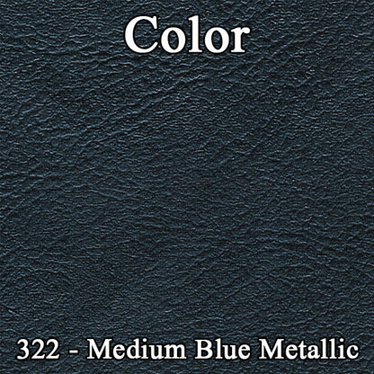 65 CHRYLER 300 HEADREST COVER MEDIUM METALLIC BLUE