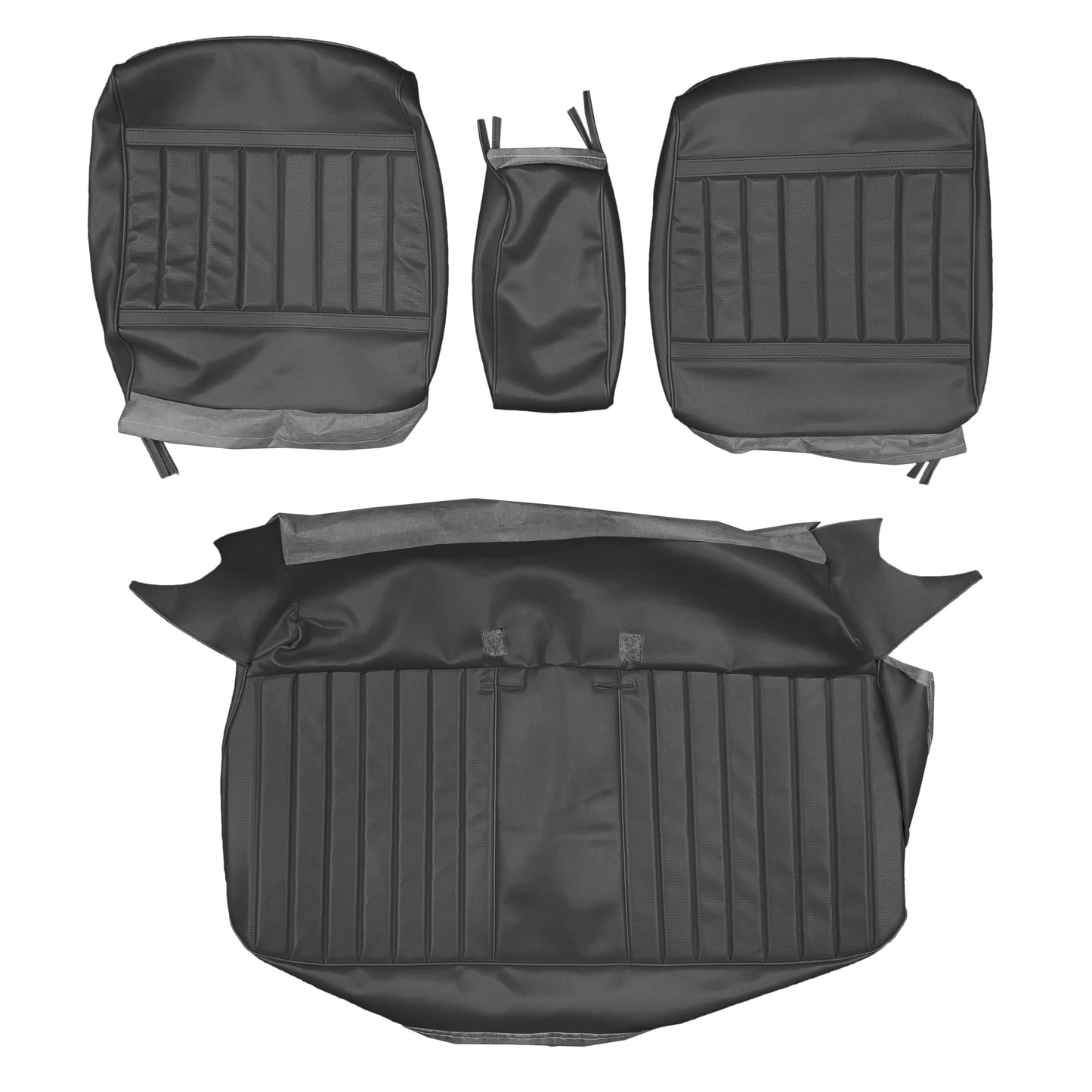 71 SKYLARK/GS "DELUXE" SPLIT BENCH W/ C.A.R. UPHOLSTERY - GREEN