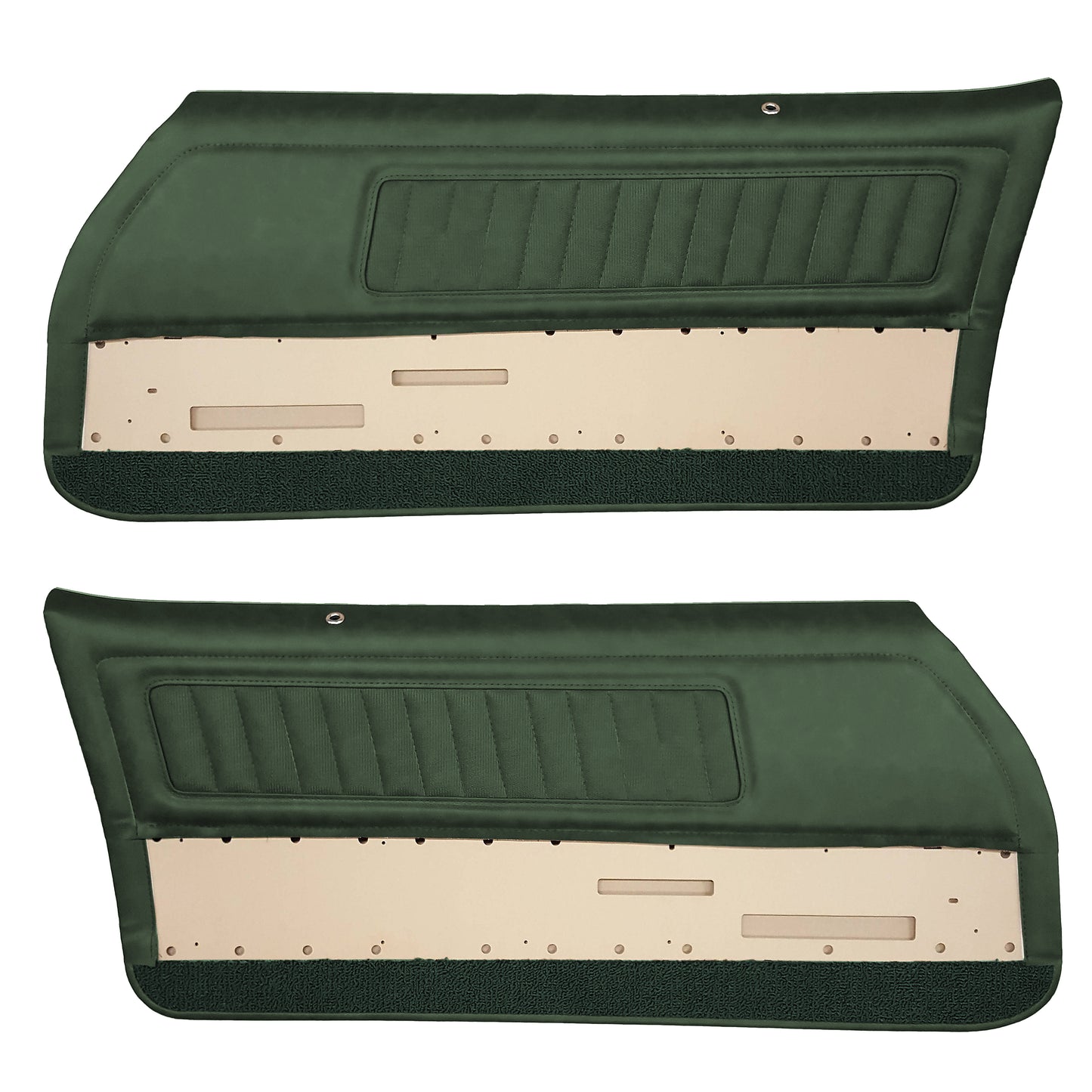 70 FIREBIRD/TRANS AM "DELUXE" DOOR PANELS (PRE-ASSEMBLED) - GREEN