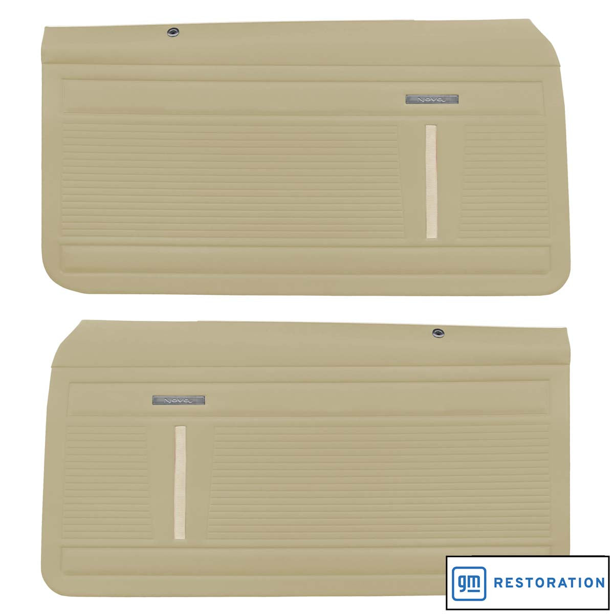 71 NOVA "STANDARD" FRONT DOOR PANELS (PRE-ASSEMBLED) - SANDALWOOD