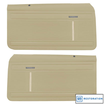 71 NOVA "STANDARD" FRONT DOOR PANELS (PRE-ASSEMBLED) - SANDALWOOD